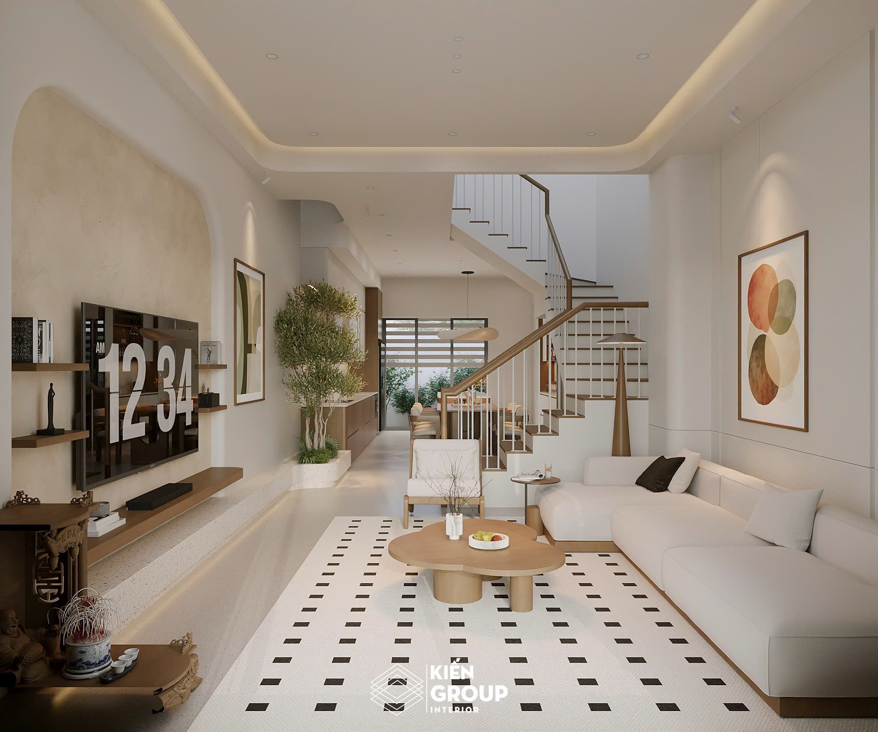 [ĐN] KIẾN TRÚC & NỘI THẤT NHÀ ĐẤT BIÊN HÒA | ĐỒNG NAI - 3 Tầng